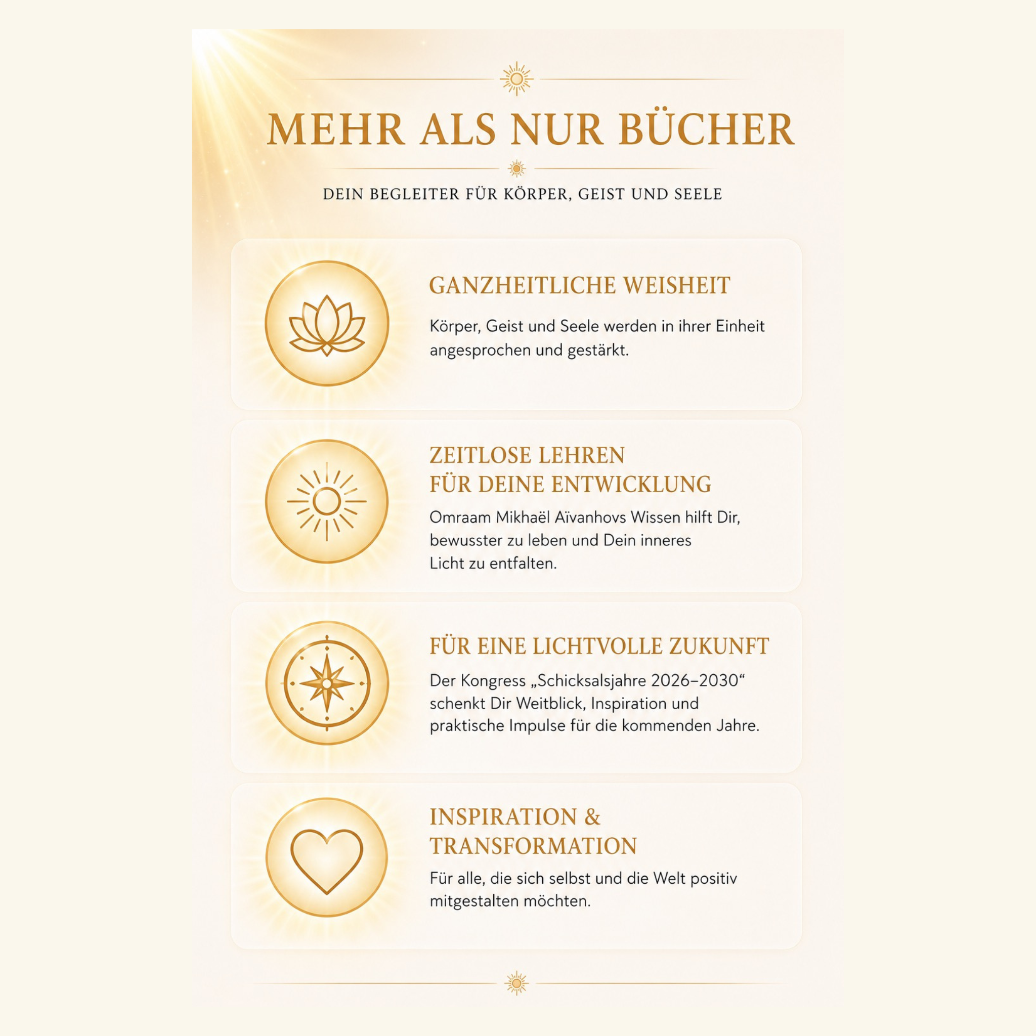 Das Omraam Bundle: 3 Werke + Kongressaufzeichnung
